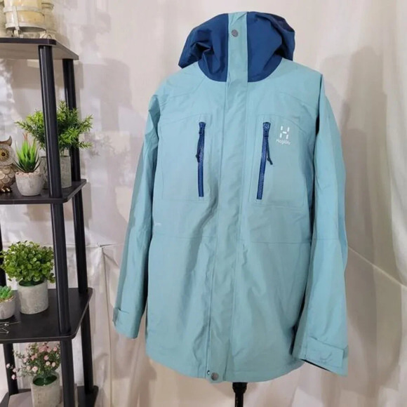 Haglöfs Elation GORE-TEX Jacket Frost Blue / Dark Ocean‎ - Size Extra Large - Picture 3 of 10